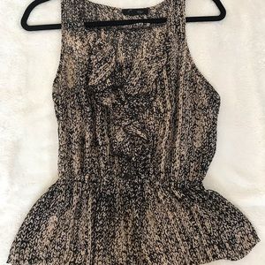 Black and Tan tank top